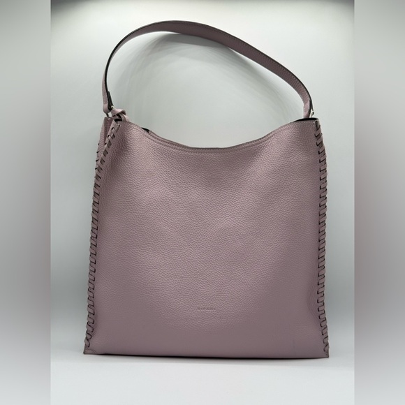 Ripani Handbags - Woman's Elegant Business Leather Shoulder Pink Bag - Crafted by Ripani